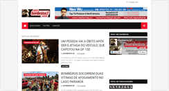 Desktop Screenshot of bombeirosdf.com.br